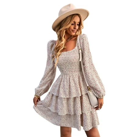 Women's Ruffle Mini Dress