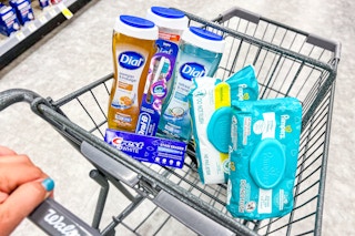 shopping cart full with haul