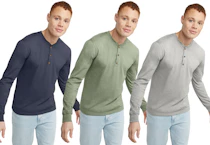 Hanes Men's Henley Shirt