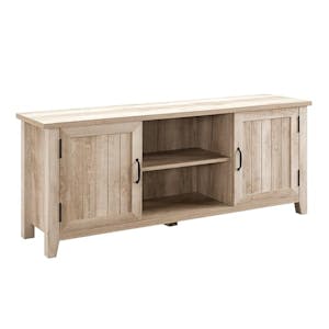 Classic Grooved Door TV Stand