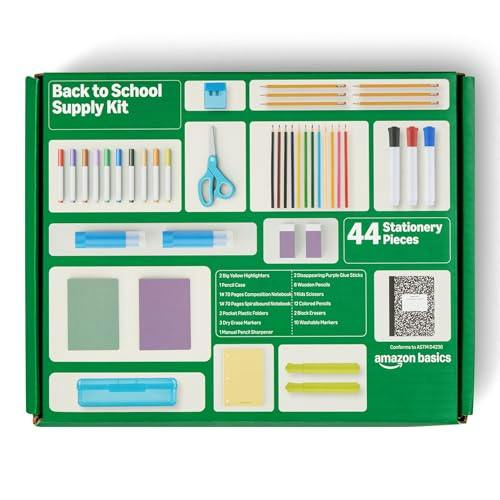 Amazon Basics School Supply Kit