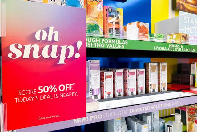 Sephora Oh Snap Sale 2024 Predicted to Return in March card image