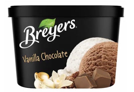 2 Breyers Ice Cream Tubs