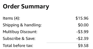 Garnier Micellar Water Amazon receipt