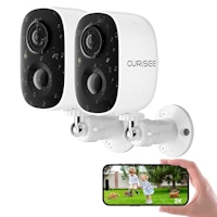 Wireless Outdoor Security Camera 2-Pack