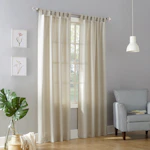 Polyester Semi-Sheer Curtain Panel