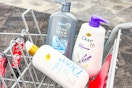 dove body wash in a cvs shopping cart