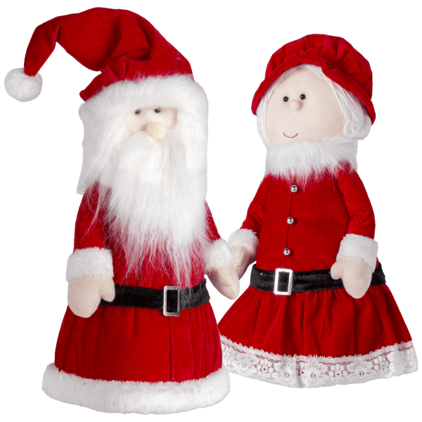 Velvet Figural Tree Topper