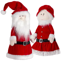 Velvet Figural Tree Topper
