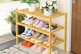 3-Tier Bamboo Shoe Rack B0F2YDCHNS