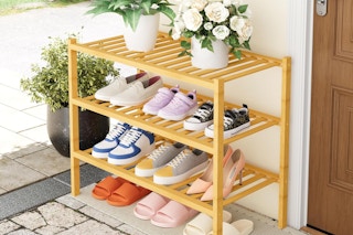 3-Tier Bamboo Shoe Rack B0F2YDCHNS