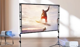 Projector Screen, Only $31.49 on Amazon card image