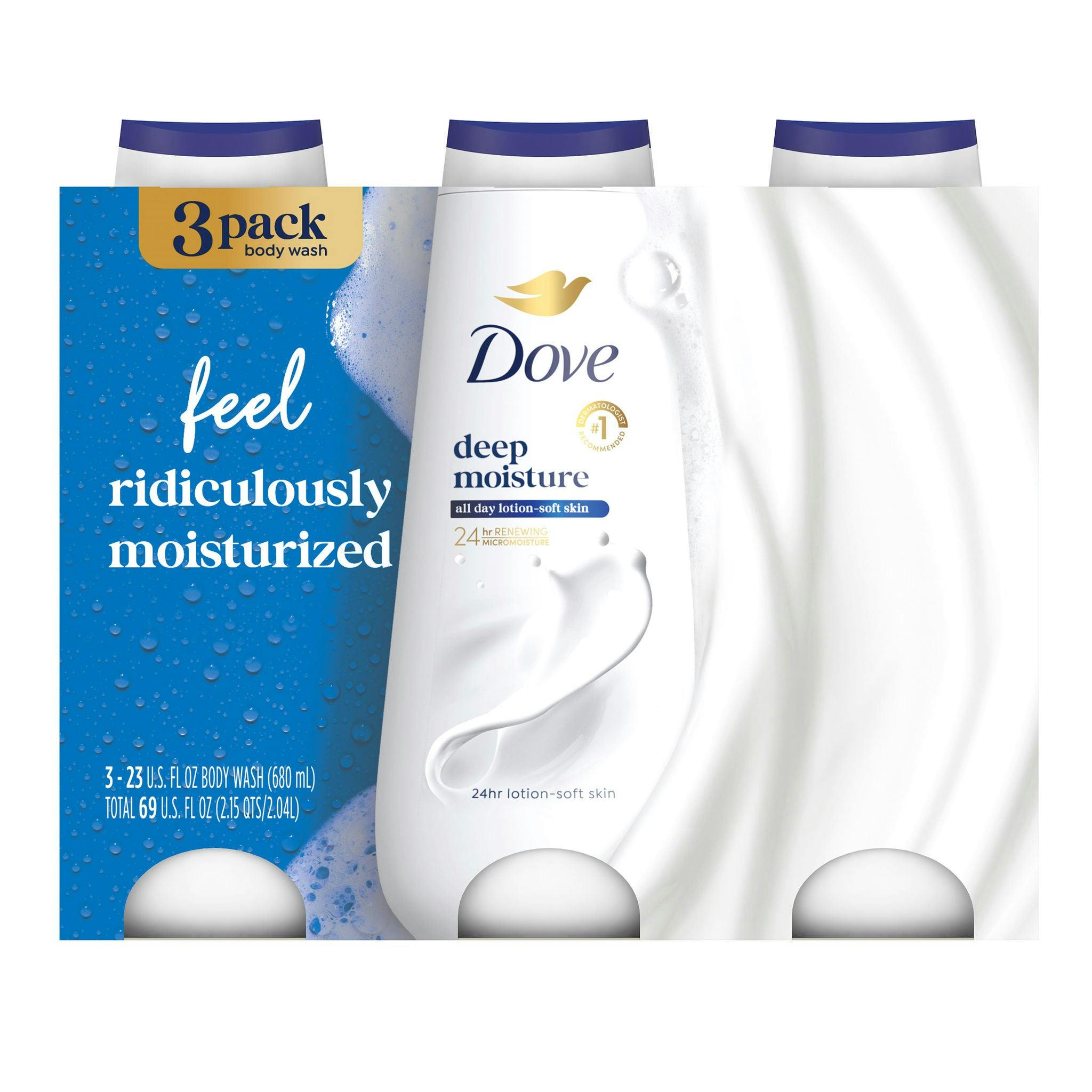 Dove Body Wash 3-Pack