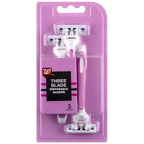 2 Walgreens Disposable Razor Packs