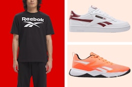 Reebok End-of-Season Sale: $40 Sneakers and $20 Joggers card image