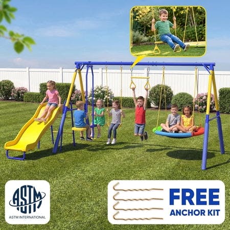 Metal Swing Set