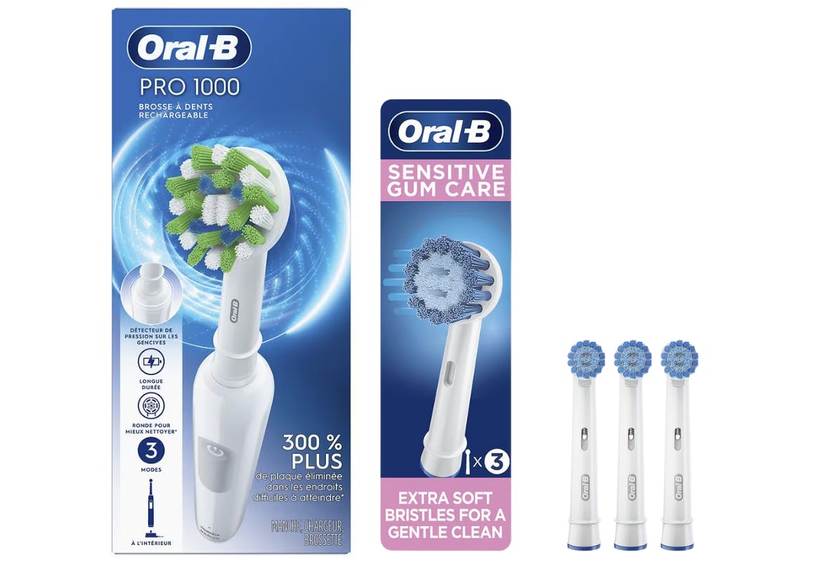 Oral-B Toothbrush + Replacement Heads