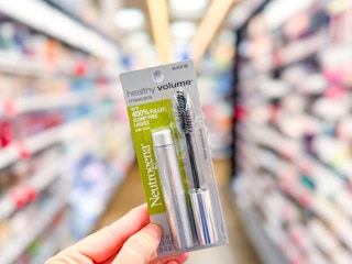 In store image taken of the Neutrogena Healthy Volume Lash-Plumping Mascara in cosmetic section of Walmart