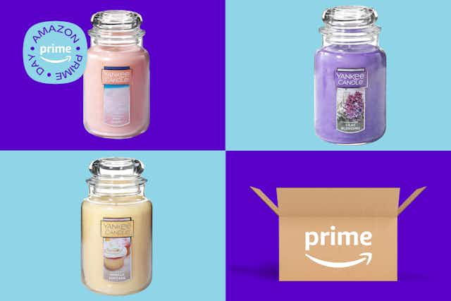 Early Prime Day Deal: Yankee Large Jar Candles, $12 (Reg. $31) card image
