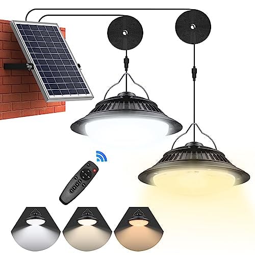 Solar Pendant Light 2-Pack