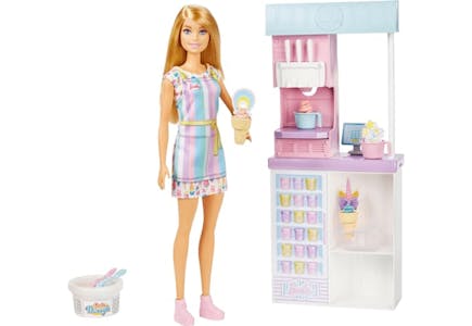 Barbie Ice Cream Shop Playset