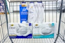 dove sponsored products in costco shopping cart