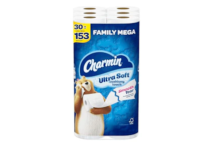 2 Charmin Toilet Paper 30-Packs