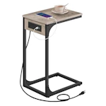 VASAGLE C-Shaped Side Table
