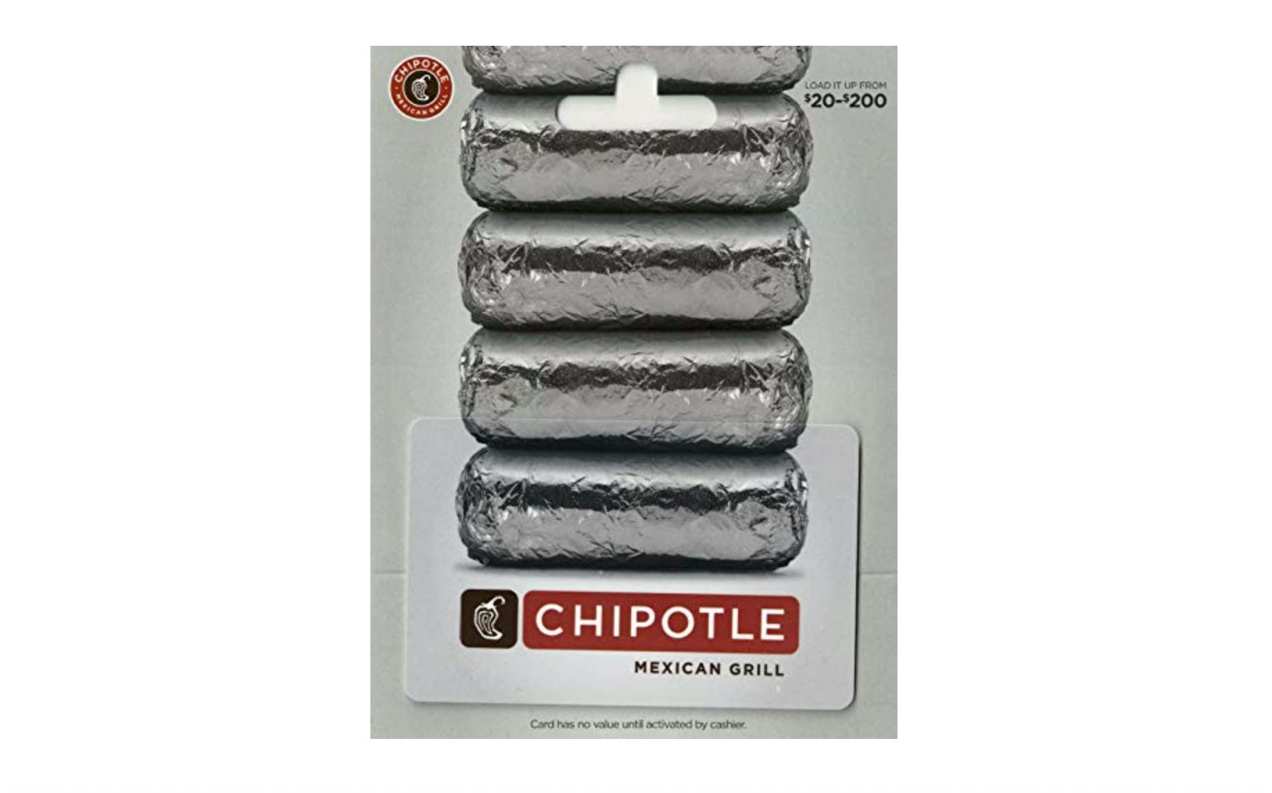 $20 Chipotle Gift Card