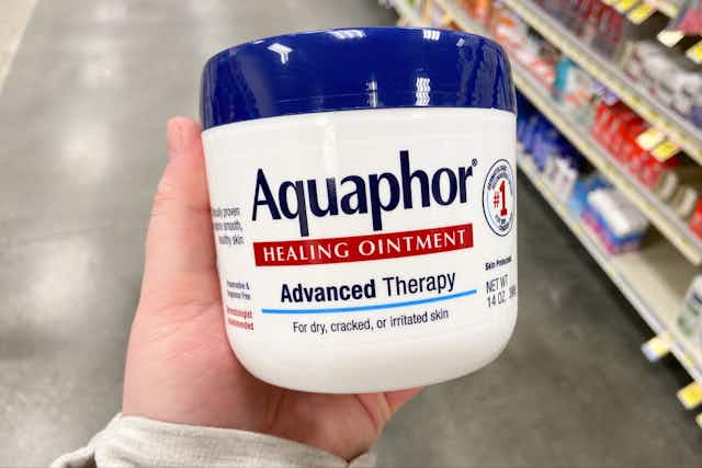 Aquaphor Healing Ointment Moisturizers Are BOGO 50% Off on Amazon card image
