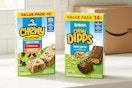 Quaker chewy dipp granola bars next to ingredients