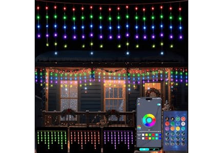 Color-Changing Icicle Lights