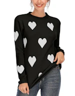 Women's Heart Sweater