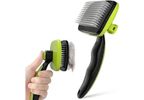 Self-Cleaning Slicker Brush