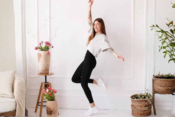 Women's High-Waisted Leggings, Just $5.80 on Amazon