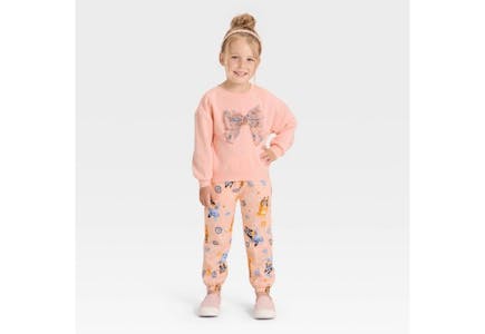 Bluey Toddler Top and Bottom Set