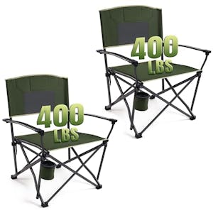 Folding Camping Chairs 2-Pack