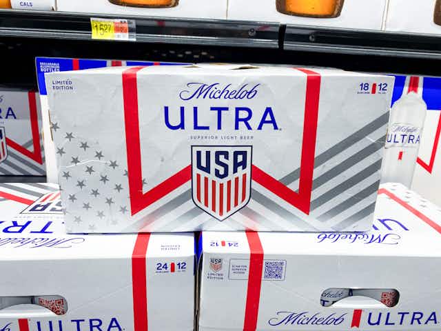 Michelob Ultra 18-Pack, Only $11.27 at Walmart card image