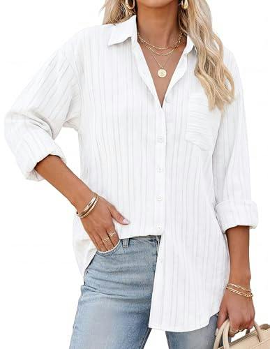 GRACE KARIN Women's Cotton Blouse