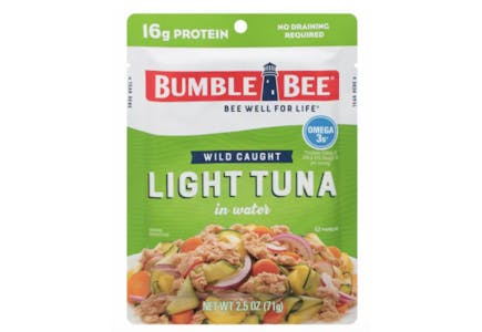 4 Bumble Bee Tuna Pouches