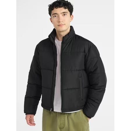 No Boundaries Men's Puffer Jacket