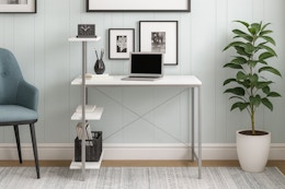 Walmart Mainstays side storage desk