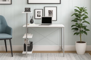 Walmart Mainstays side storage desk