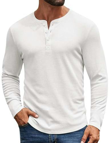 COOFANDY Men's Henley Shirt