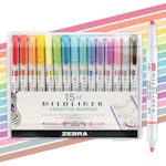 Zebra Mildliner Markers