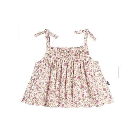 Baby Organic Smocked Sleeveless Top