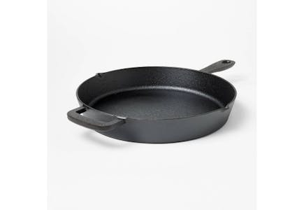 Figmint Cast Iron Seasoned Skillet