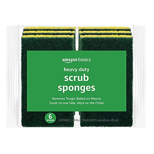 Amazon Basics Scrub Sponges 6-Pack