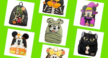 Loungefly x Disney Sensational 6 Outfits AOP Mini Backpack