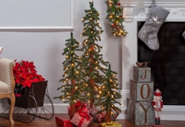 This Set of 3 Pre-Lit Christmas Trees Is Only $50 at Wayfair (Reg. $200) card image